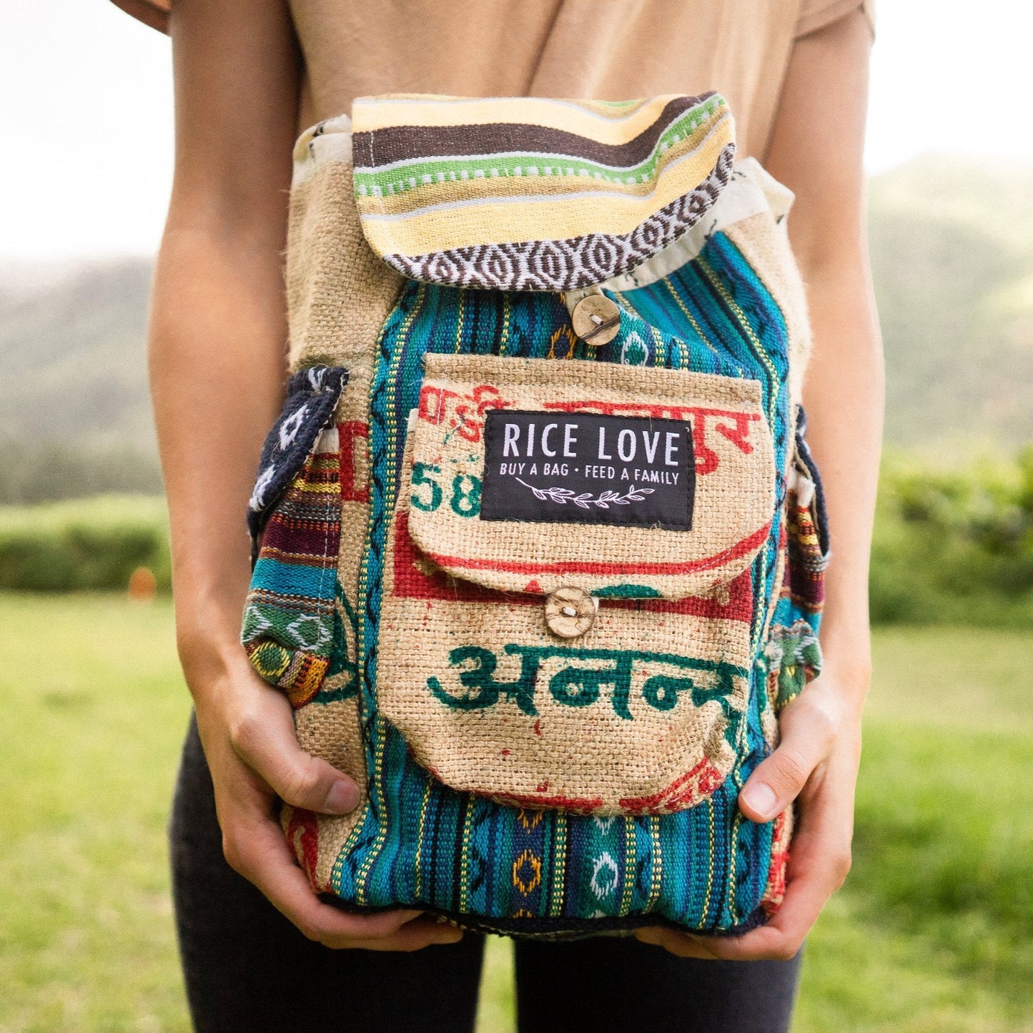 
                  
                    Mini Recycled Travel Backpack by Rice Love
                  
                