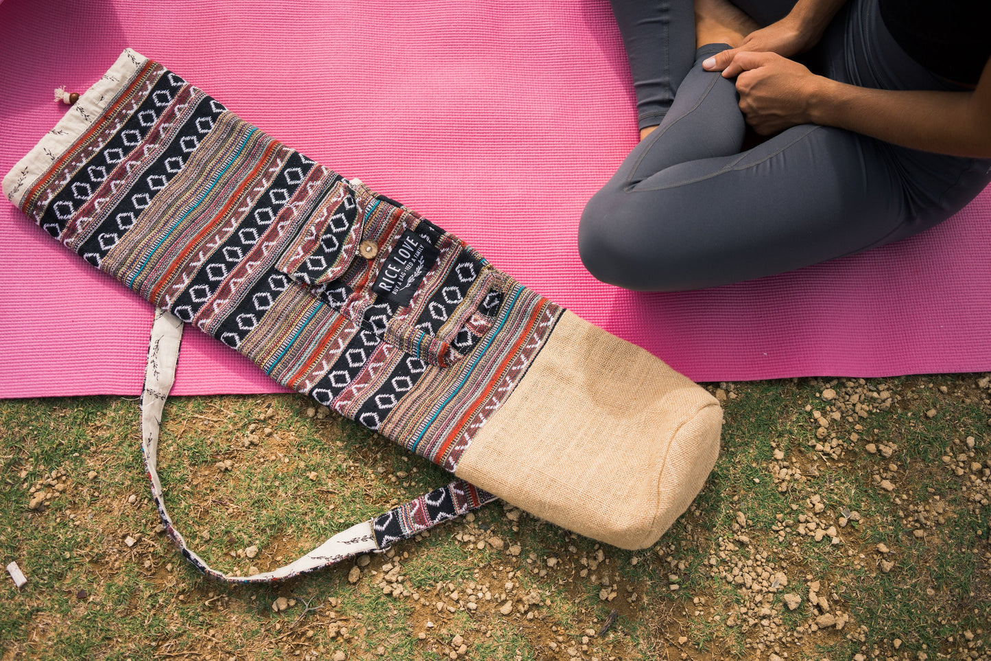 
                  
                    Yoga Mat Bag - Mumbai by Rice Love
                  
                