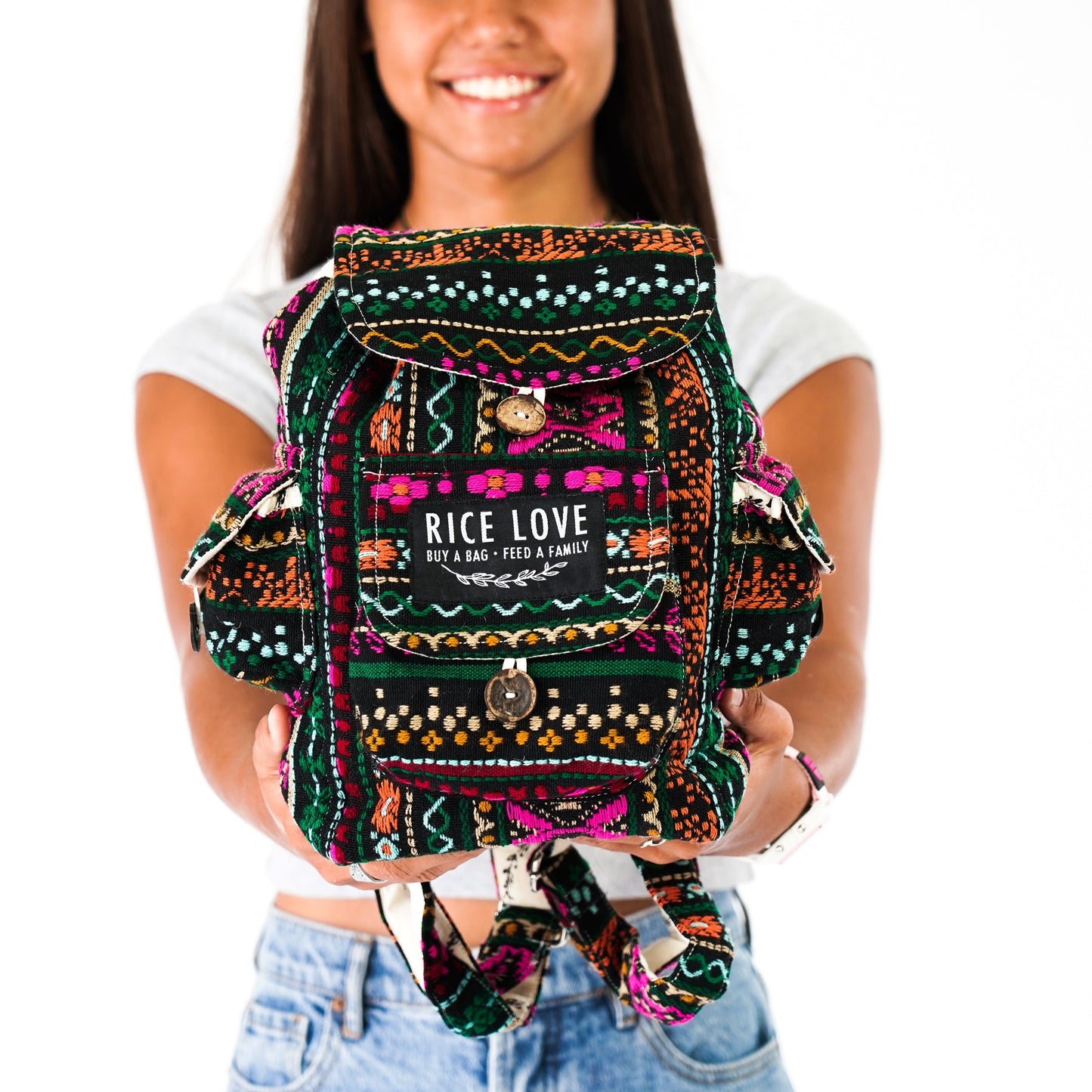 
                  
                    Mini Recycled Travel Backpack by Rice Love
                  
                