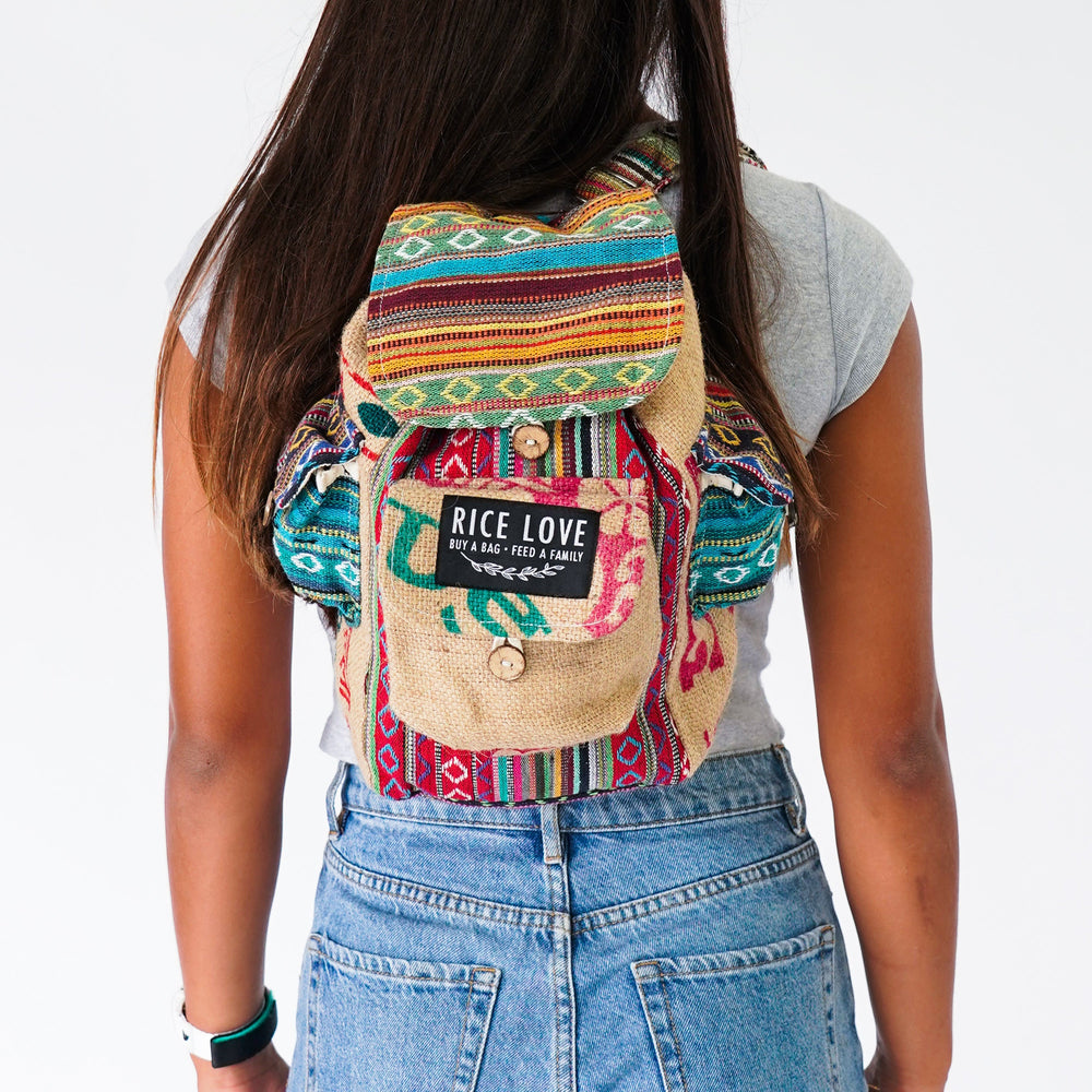 
                  
                    Mini Recycled Travel Backpack by Rice Love
                  
                