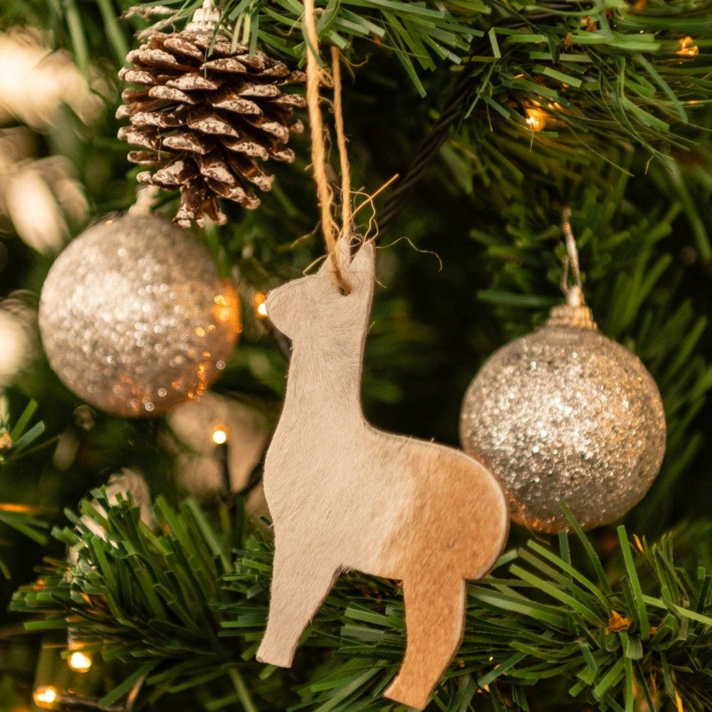 
                  
                    Rustic Llama Tree Ornament
                  
                