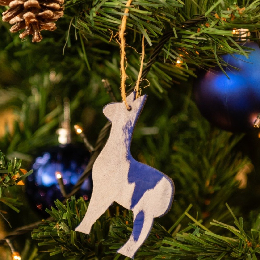 
                  
                    Rustic Llama Tree Ornament
                  
                