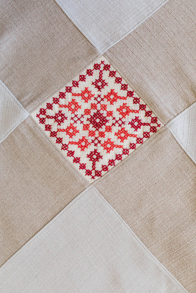 
                  
                    Tatreez Table Runner - Palestinian Red
                  
                