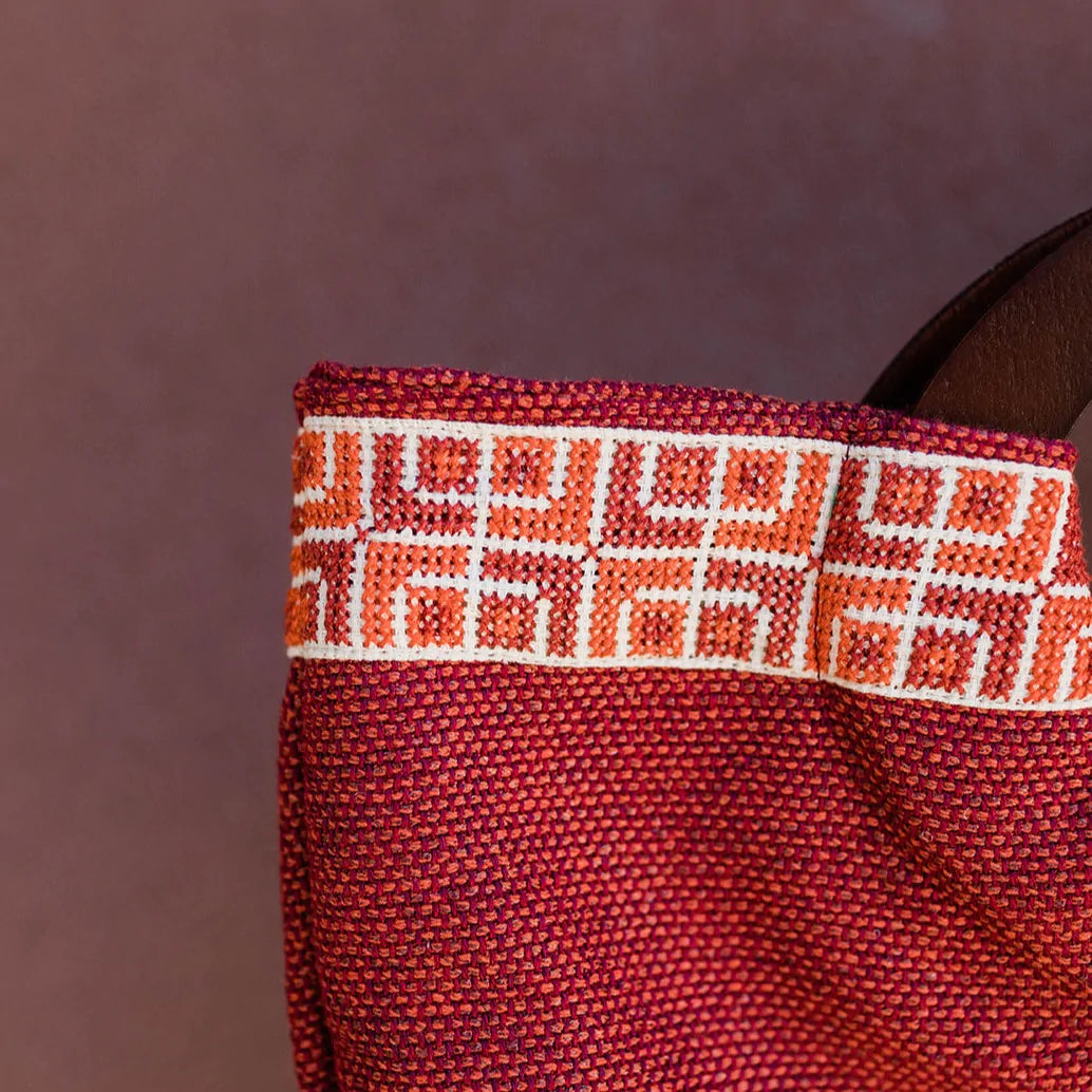 
                  
                    Half Moon Clutch in Red
                  
                