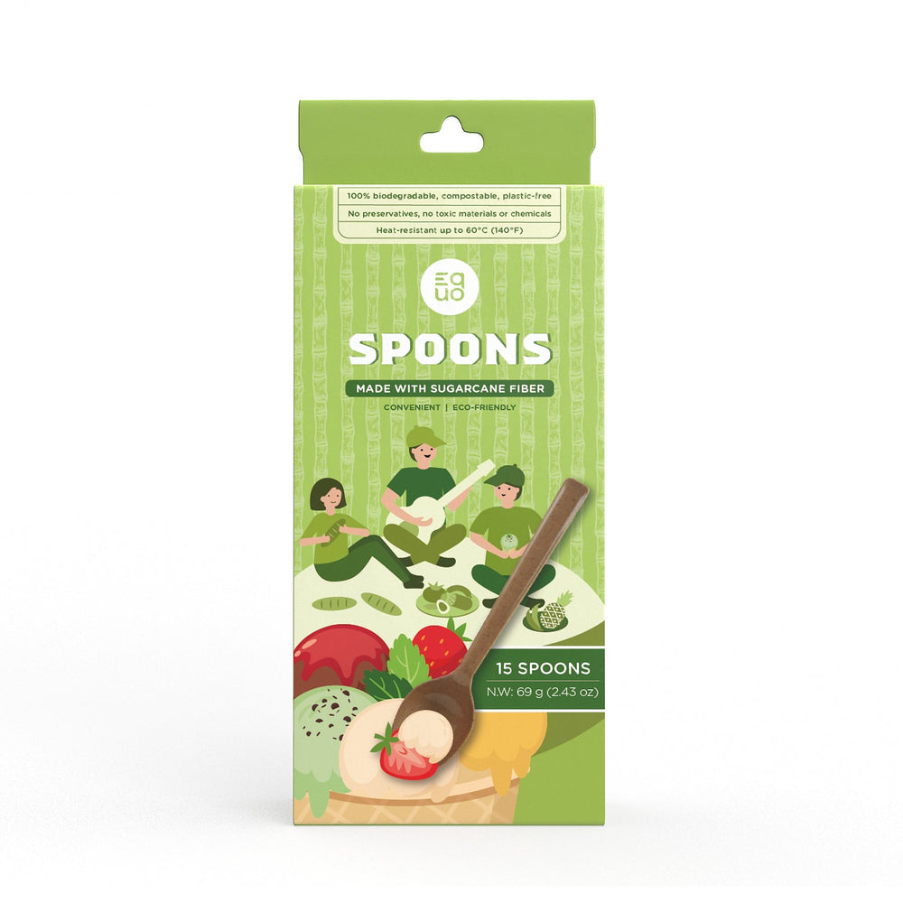 
                  
                    EQUO Sugarcane Spoons - Pack of 15
                  
                