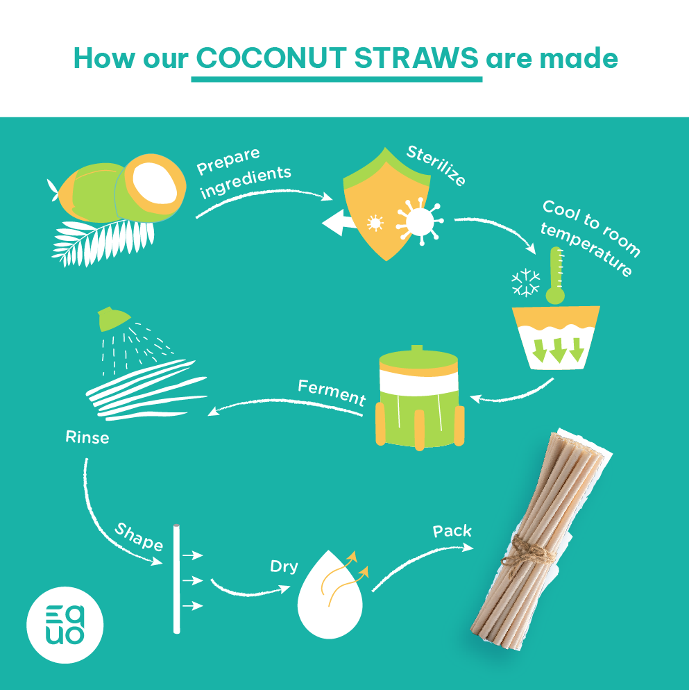 
                  
                    EQUO Coconut Drinking Straws
                  
                