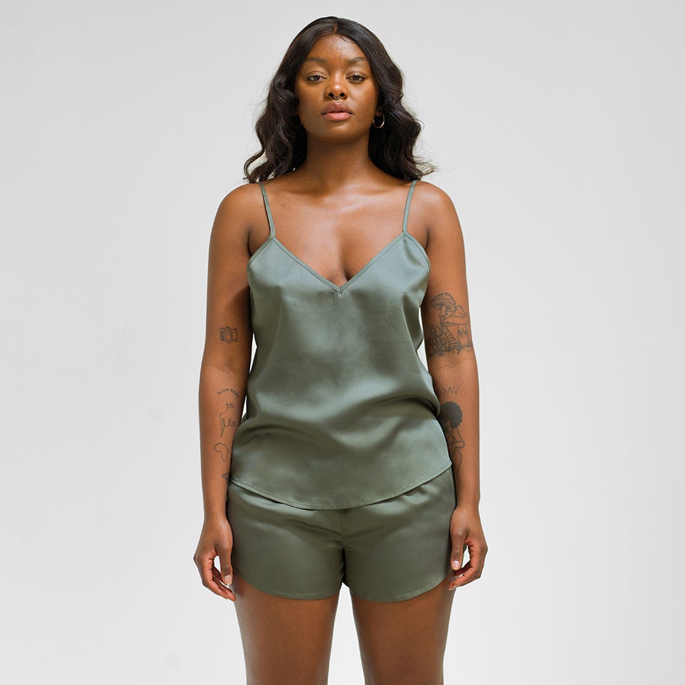 
                  
                    Sateen Shortie by ettitude
                  
                