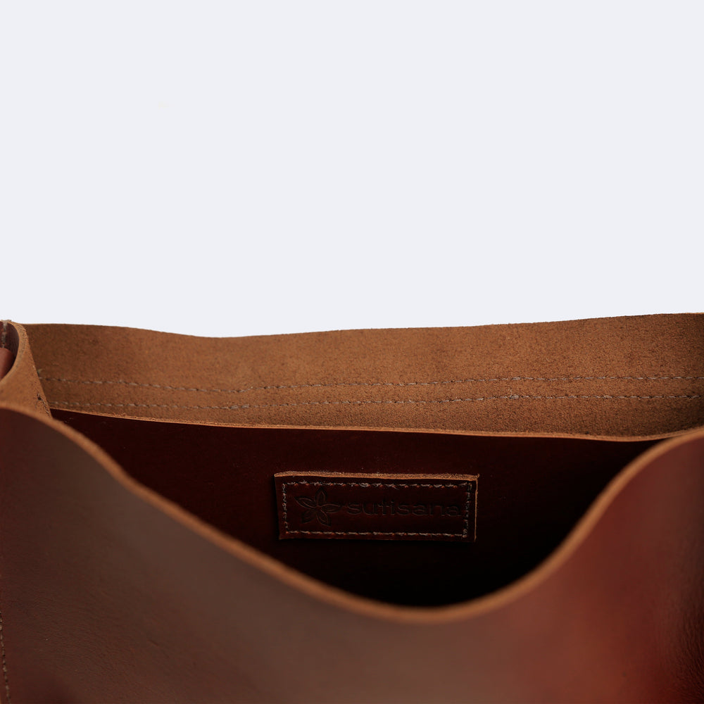 
                  
                    Two-Tone Satchel in Brindle
                  
                
