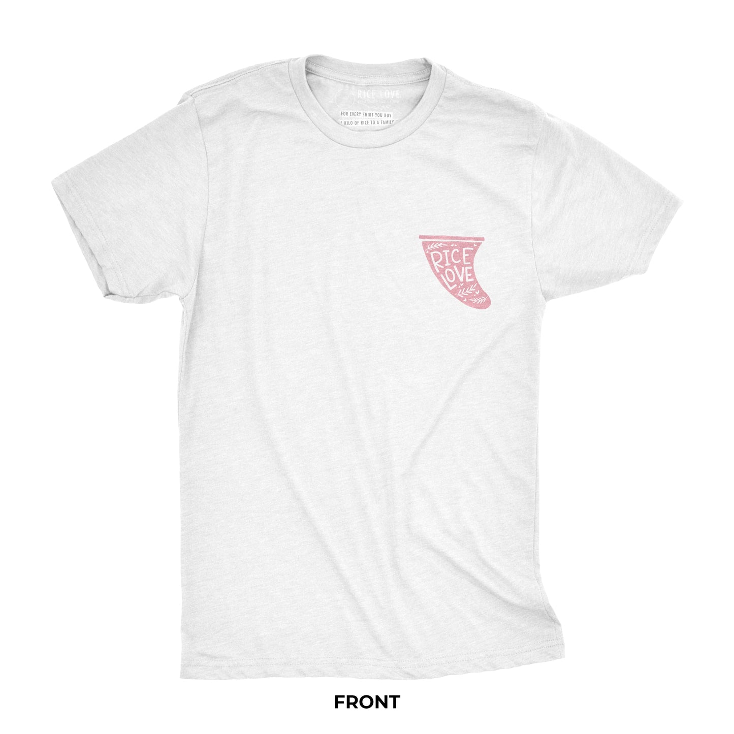 
                  
                    Unisex Tee - Premium Tri-Blend - Fin Logo by Rice Love
                  
                