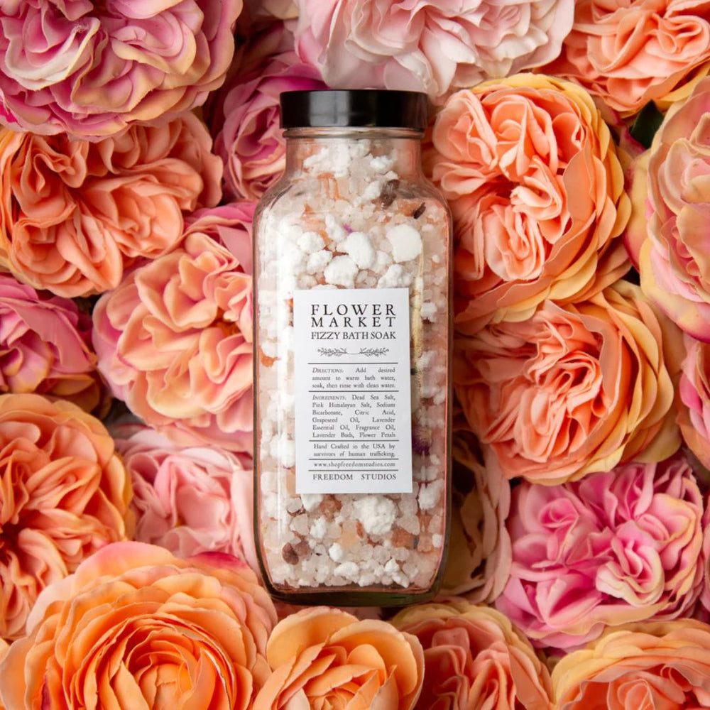 Flower Market Fizzy Bath Soak by Made for Freedom