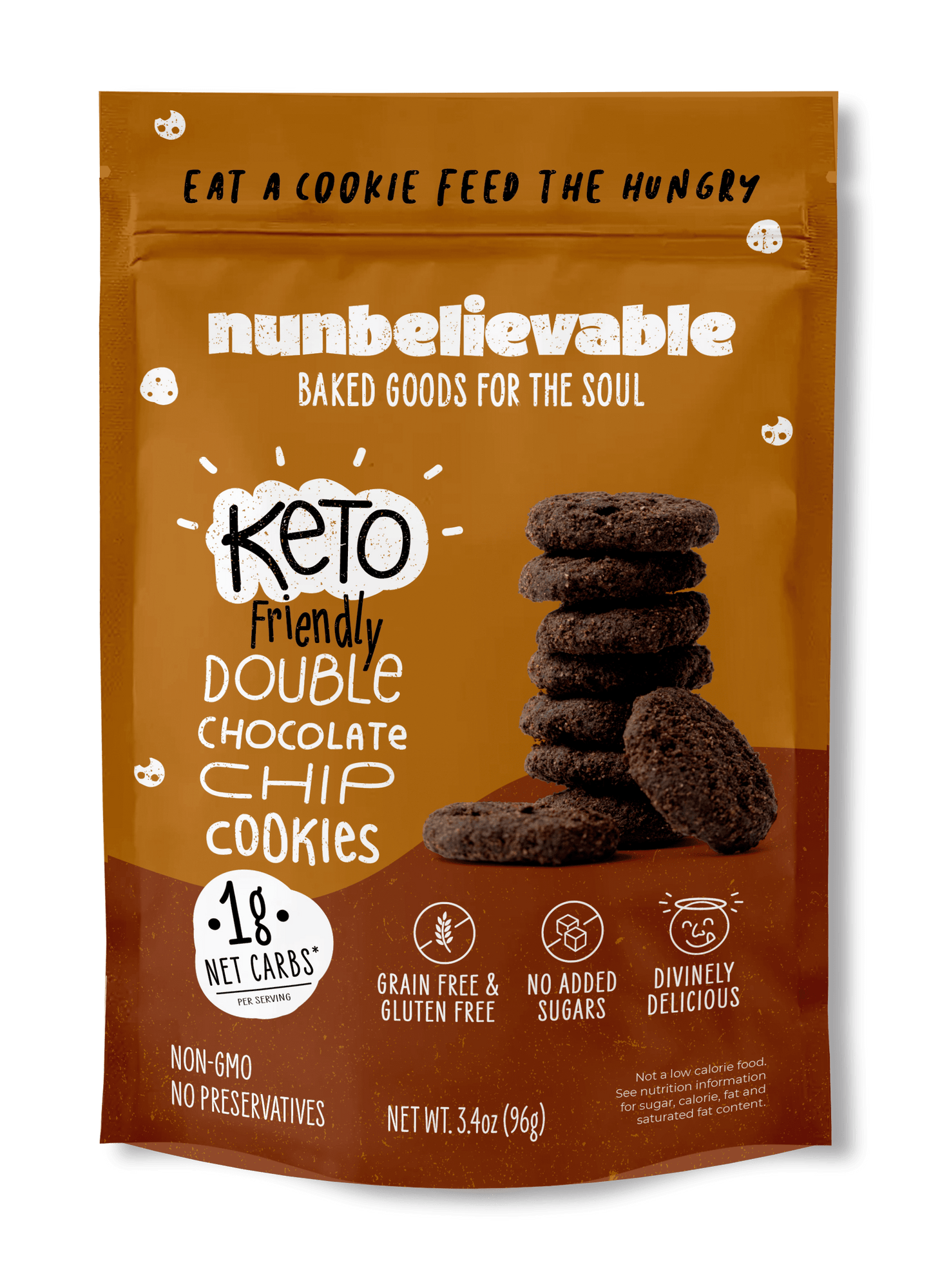 
                  
                    Double Chocolate Chip Cookies (Low Carb, No Sugar Added, Gluten Free) by Nunbelievable
                  
                