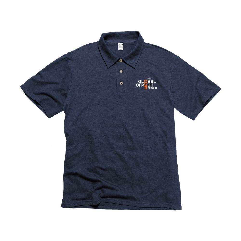 GO Project Logo Unisex Eco-Triblend Polo