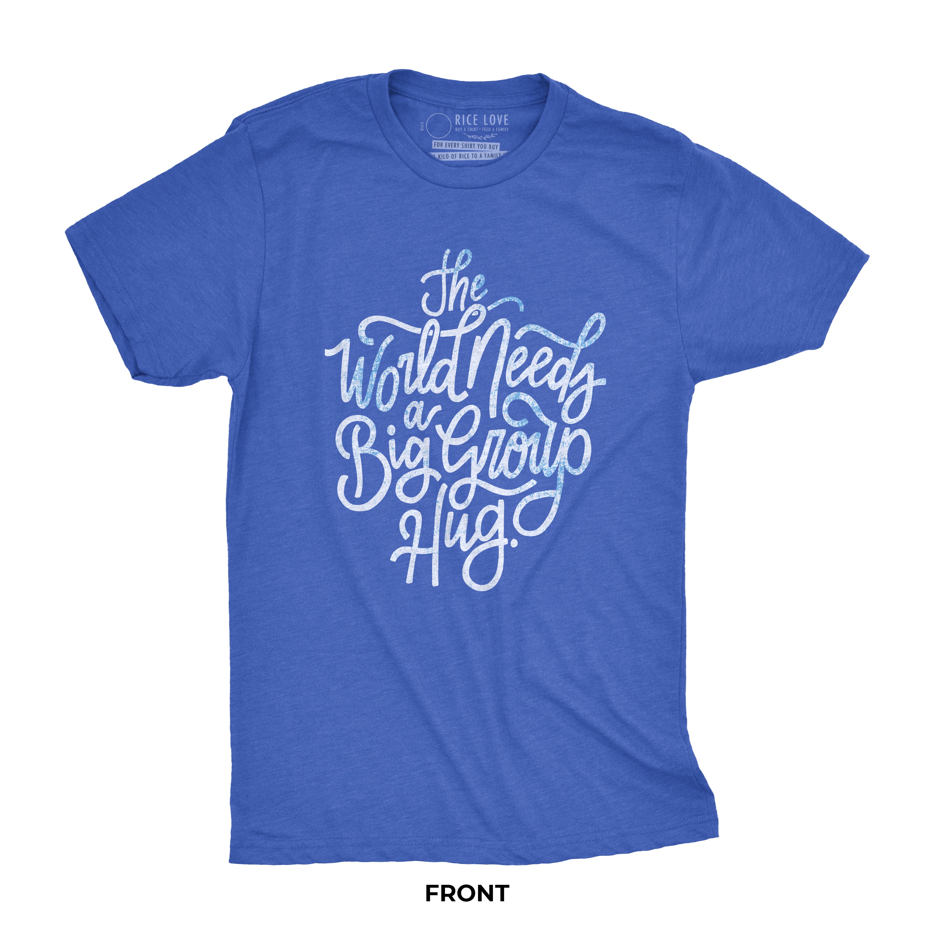 Unisex Tee - Premium Tri-Blend - Group Hug by Rice Love