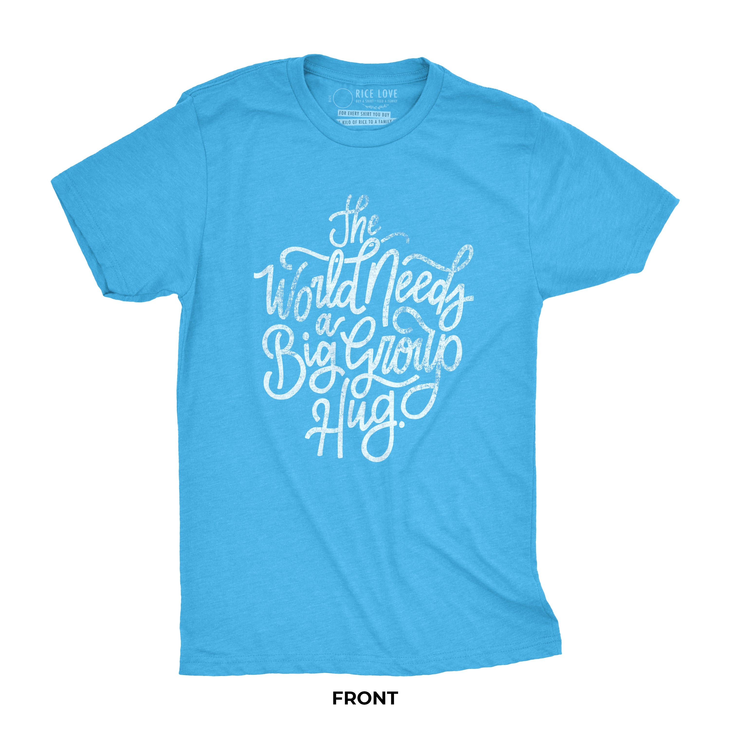 Unisex Tee - Premium Tri-Blend - Group Hug by Rice Love