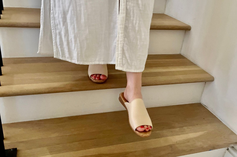 
                  
                    Plant-Based & Recycled Material Blush House Sandals
                  
                