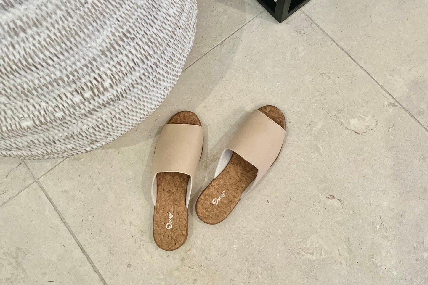 
                  
                    Plant-Based & Recycled Material Blush House Sandals
                  
                