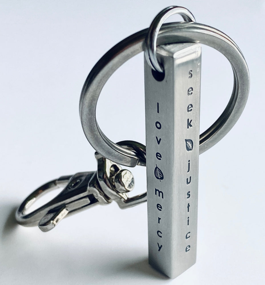 
                  
                    Seek Justice Keyring by Made for Freedom
                  
                