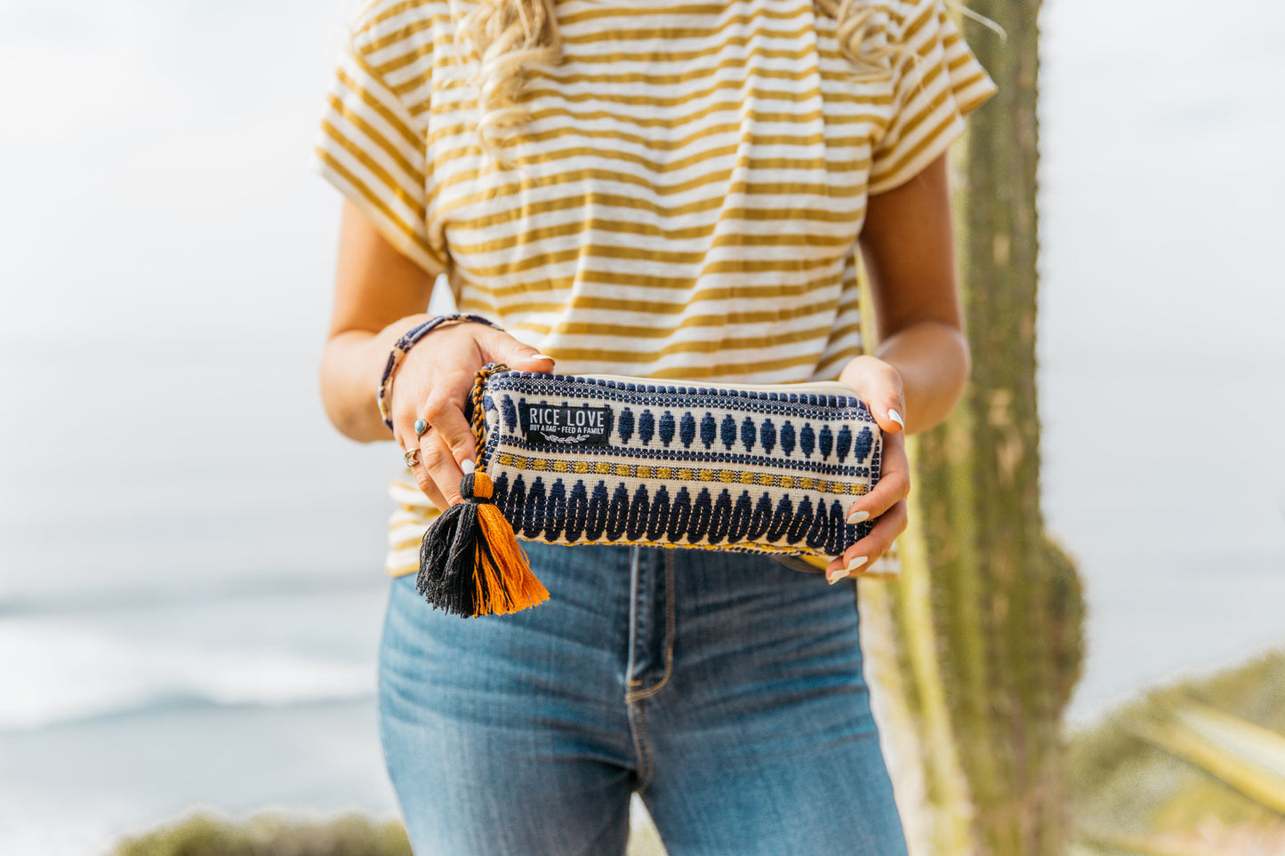 
                  
                    Embroidered Zipper Pouch - Nala by Rice Love
                  
                