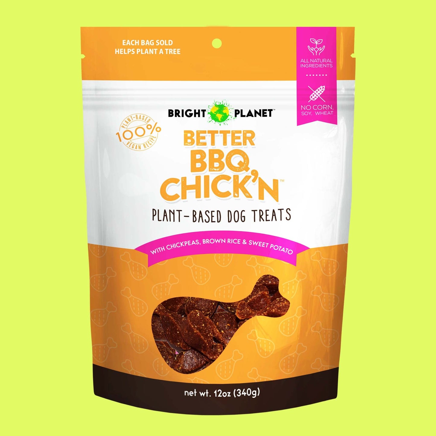 
                  
                    Better BBQ Chick'n Plant-Based Dog Treats by Bright Planet Pet LLC
                  
                