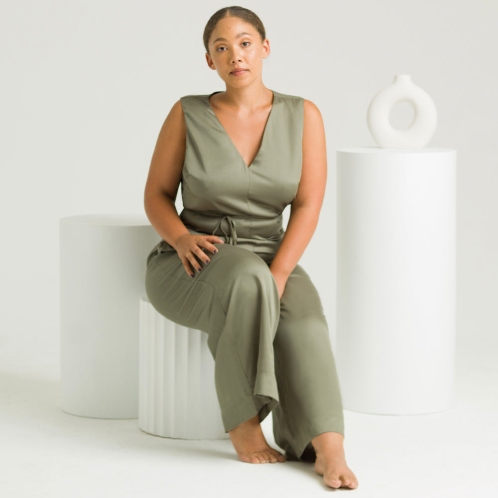 
                  
                    Sateen Jumpsuit by ettitude
                  
                