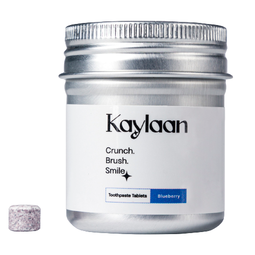 Blueberry Toothpaste Tablets by Kaylaan LLC
