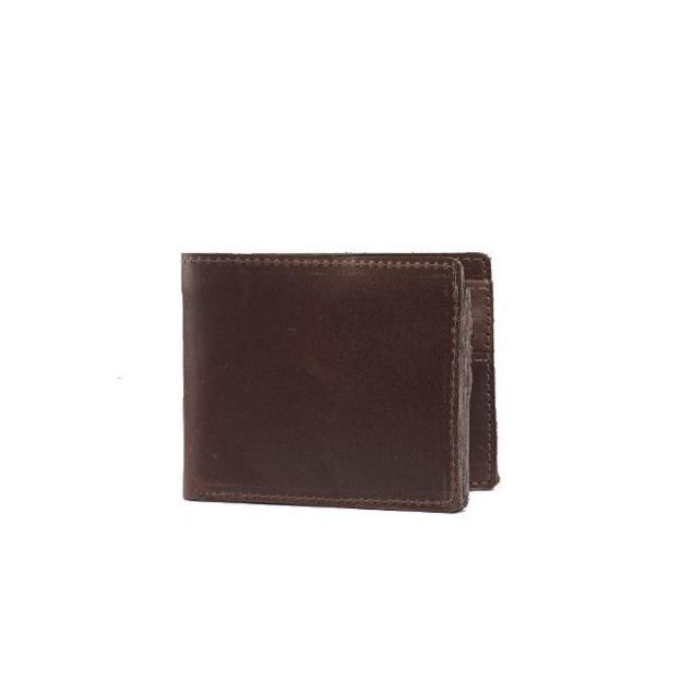 Men's Bifold Wallet in Distressed Walnut