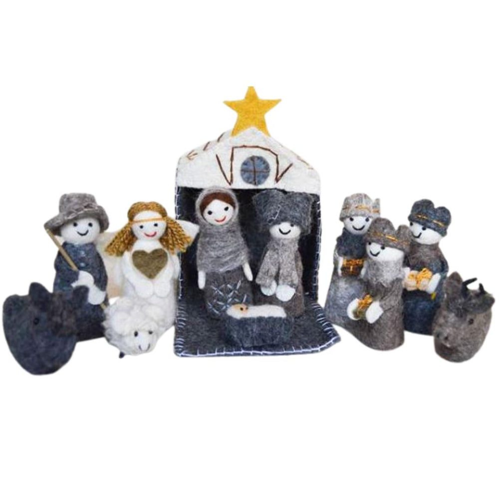 Felt Christmas Nativity Set by Made for Freedom