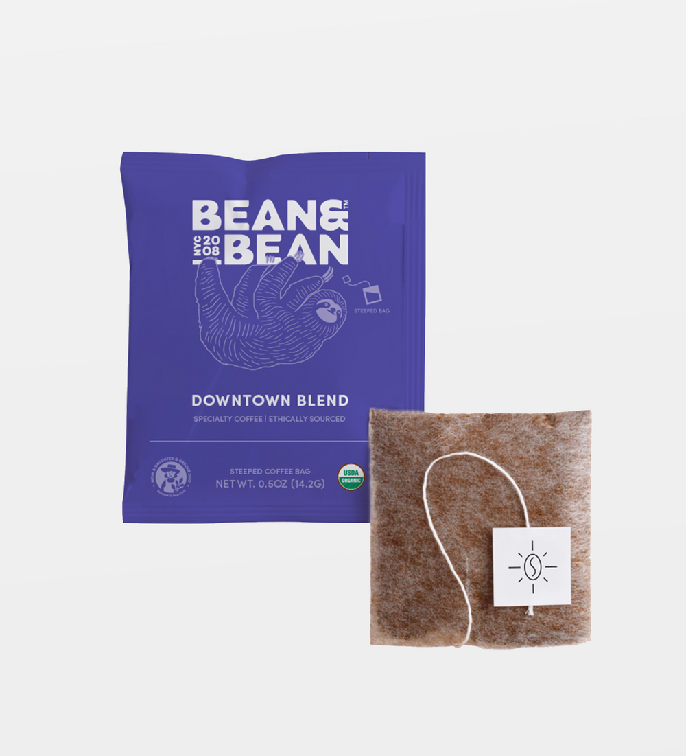 Dunk and Steep Single Serve Coffee Bag by Bean & Bean Coffee Roasters