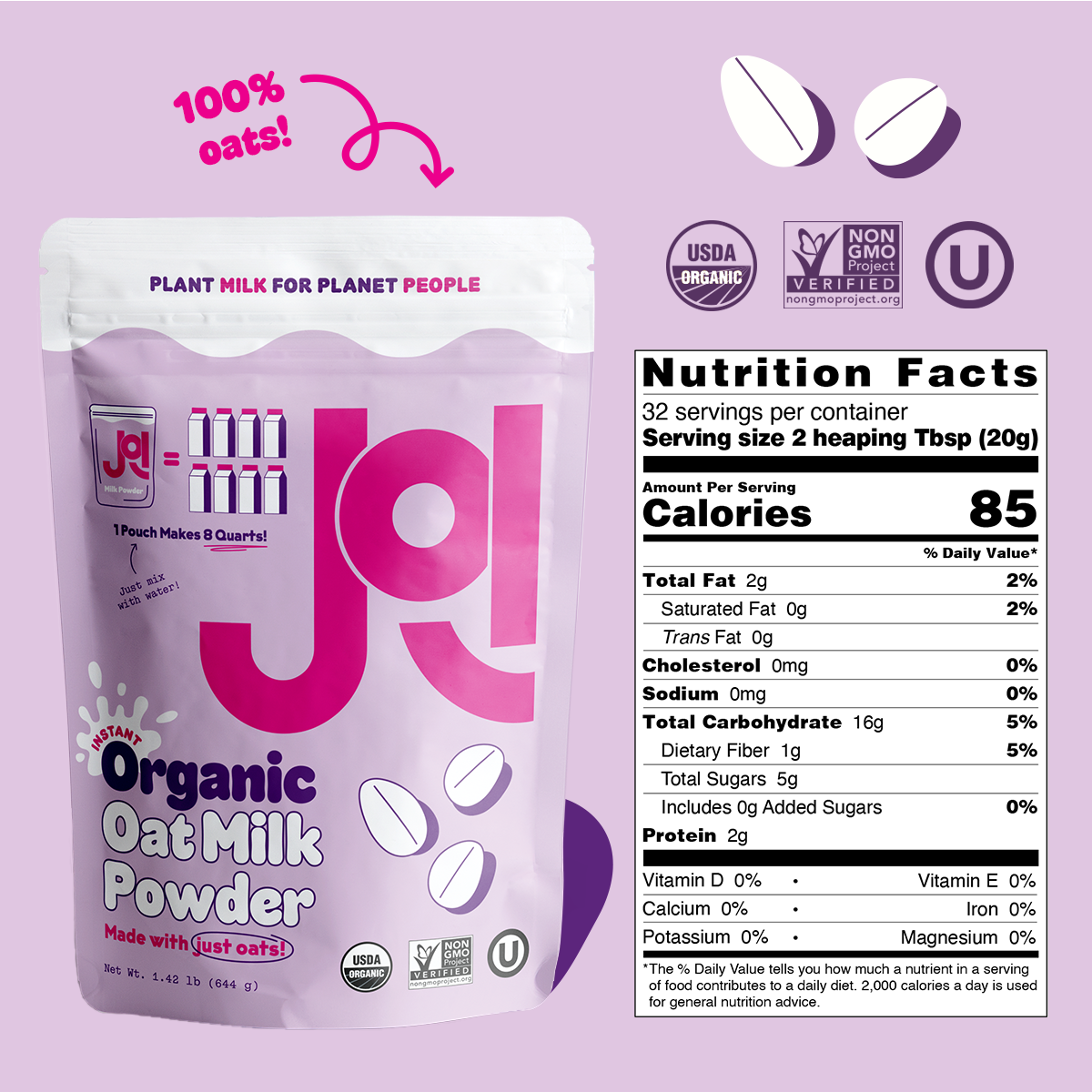 
                  
                    Instant Organic Oat Milk, 2-Pack by JOI
                  
                