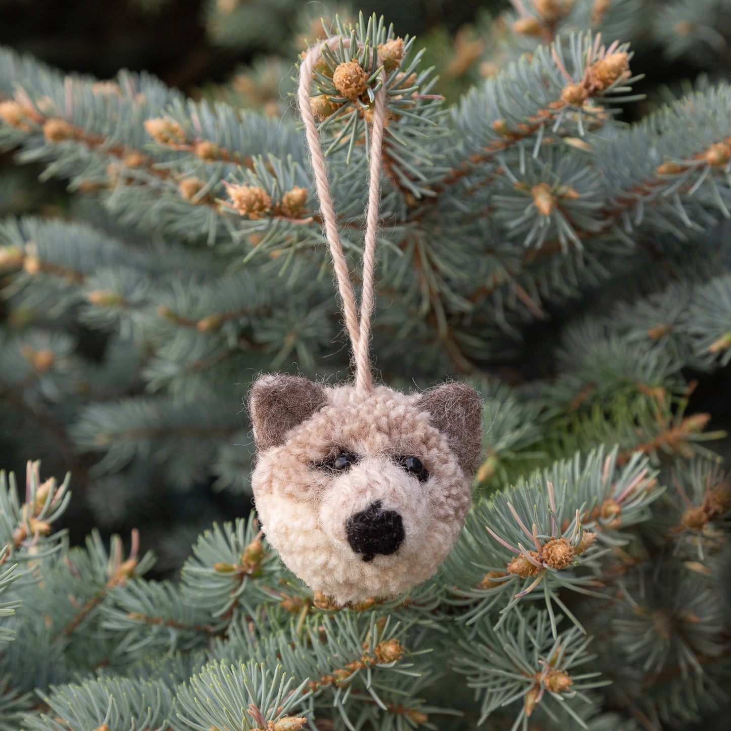 
                  
                    Pom Pom Wolf Ornament
                  
                
