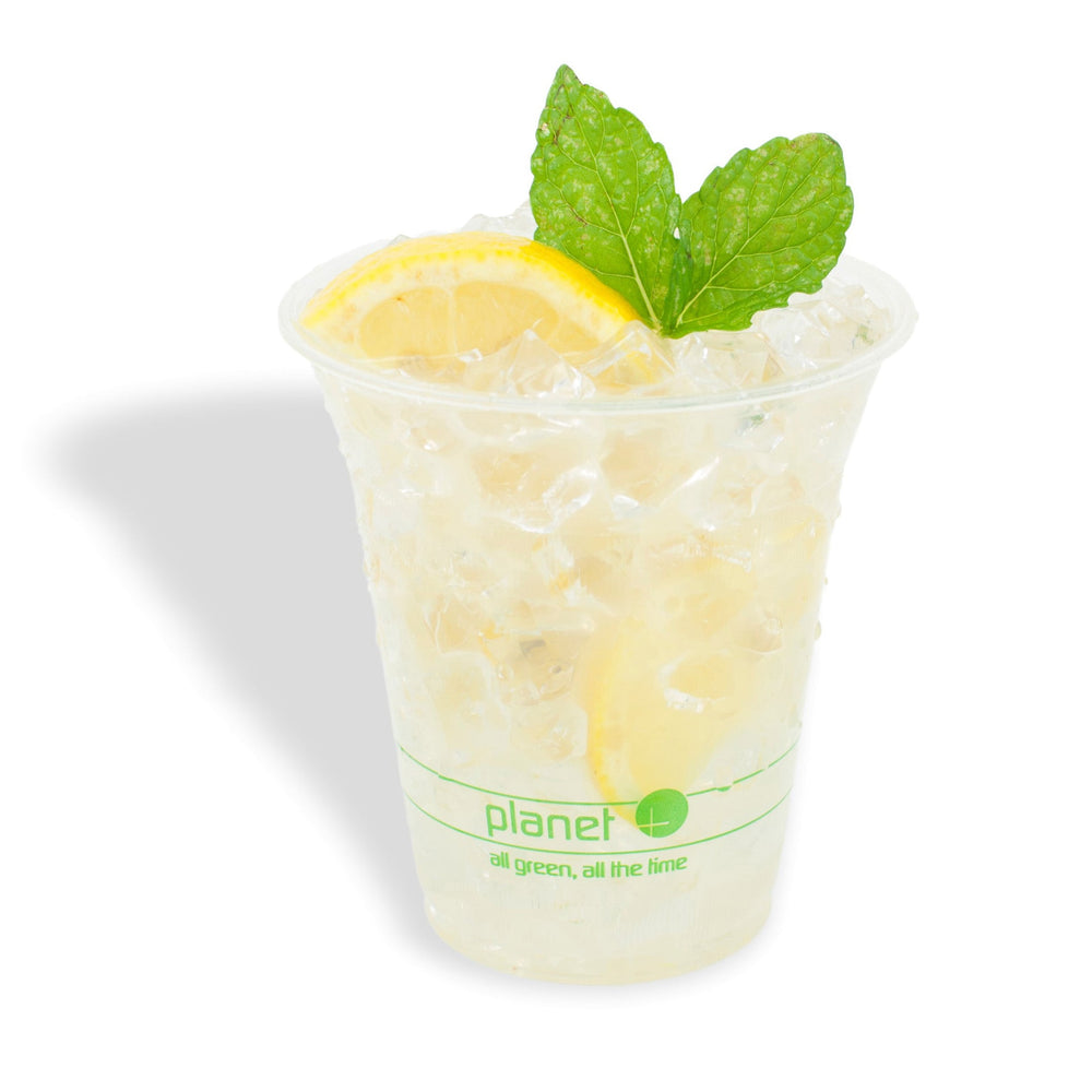 Planet + 100% Compostable PLA Clear Cold Cup, 12-Ounce, 1000-Count Case