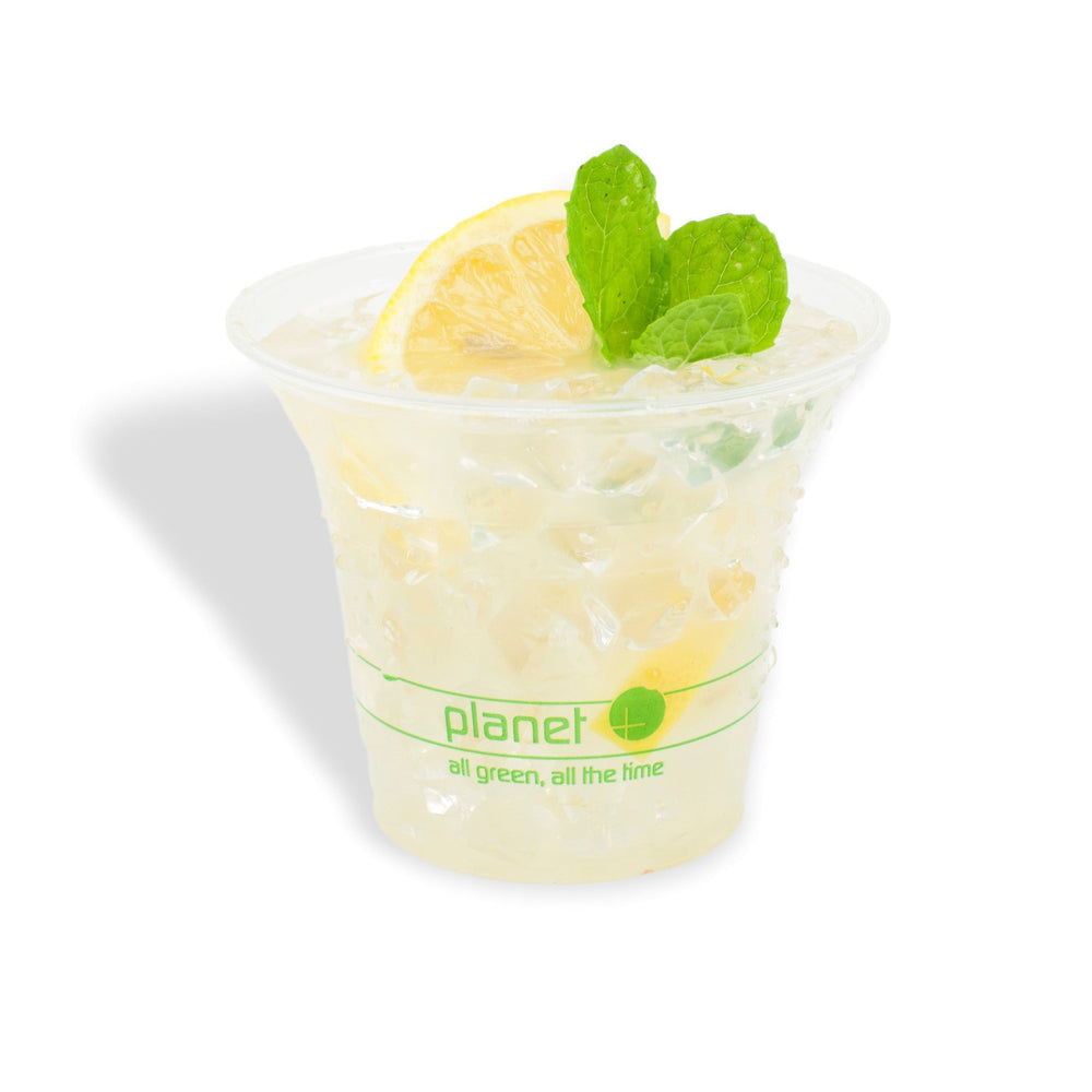 Planet + 100% Compostable 9-Ounce, PLA Clear Cold Cup, 1000-Count Case