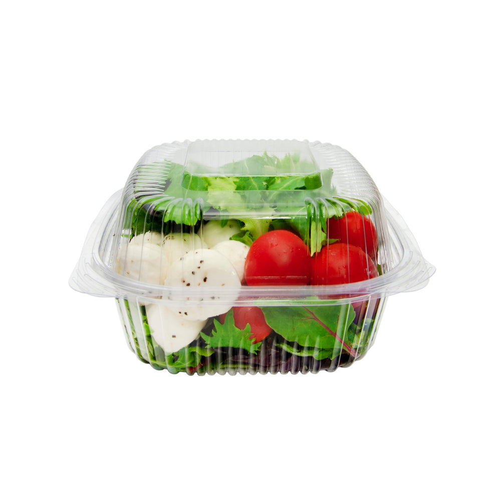 
                  
                    Jaya 100% Compostable Clear PLA Hinged Clamshell, 6x6-Inch, 240-Count Case
                  
                