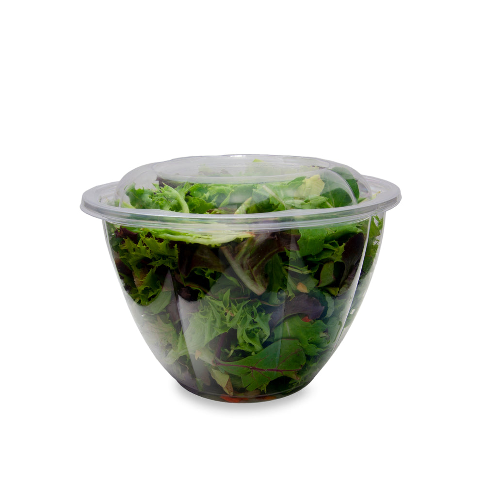 Jaya 100% Compostable Clear PLA Salad Bowl, 48-Ounce, 300-Count Case