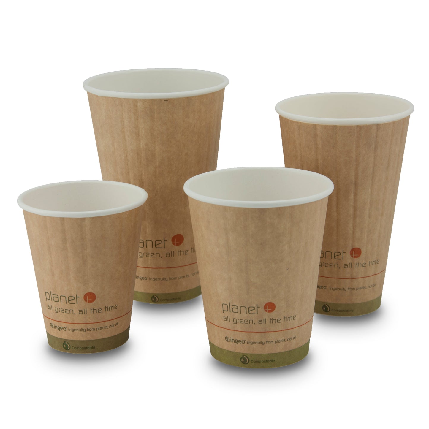 
                  
                    Planet+ 100% Compostable PLA Laminated Double-Wall Insulated Hot Cup, 16-Ounce, 600-Count Case
                  
                