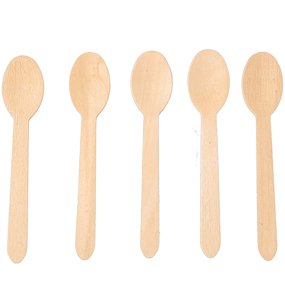 EQUO Wooden Spoons (Wholesale/Bulk) - 1000 count