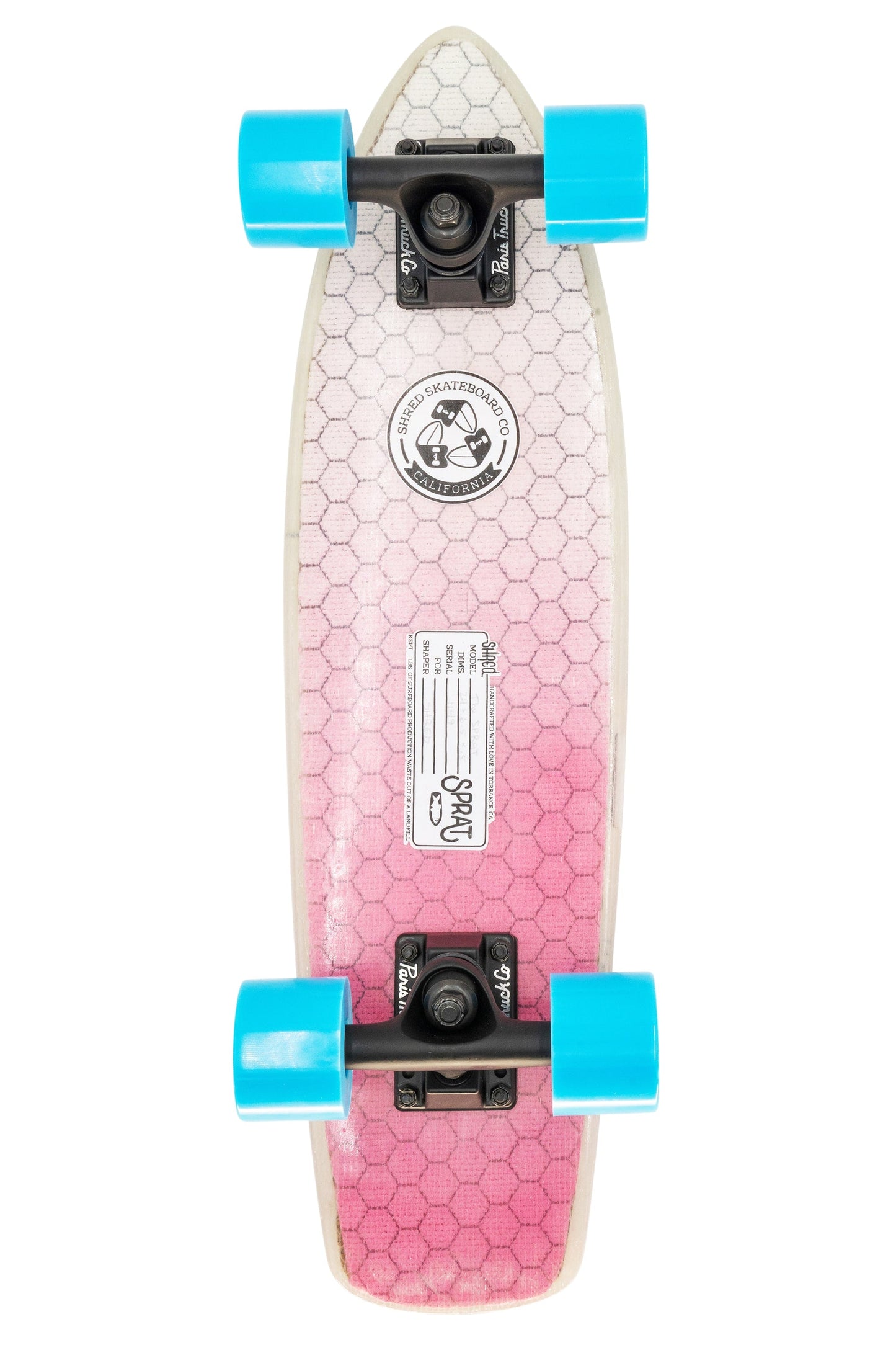
                  
                    Mini Cruiser - The Sprat (24") - Color Fade Pink by Shred Skateboard Co
                  
                