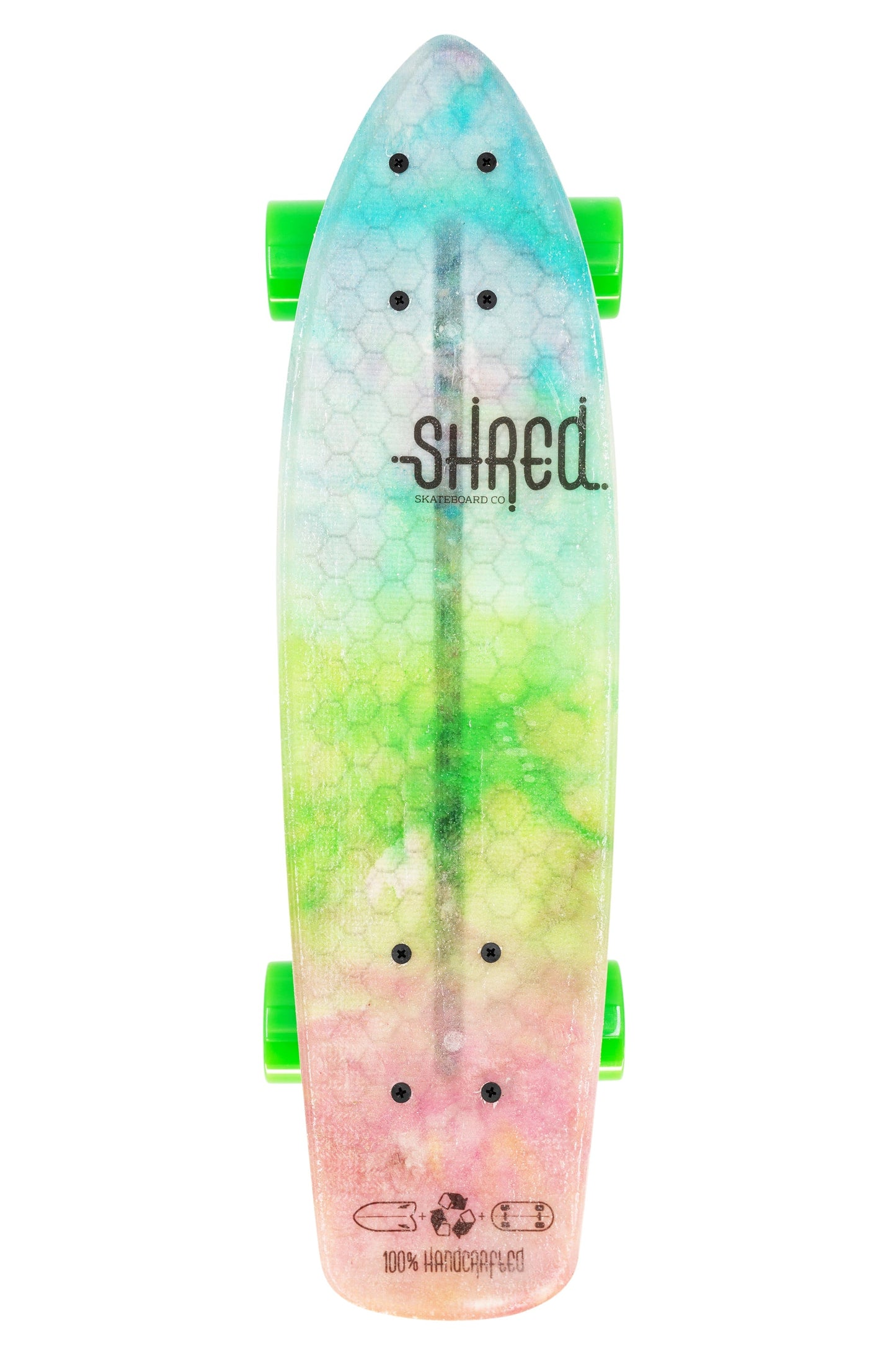 
                  
                    Mini Cruiser - The Sprat (24") - Rainbow Tie Dye by Shred Skateboard Co
                  
                