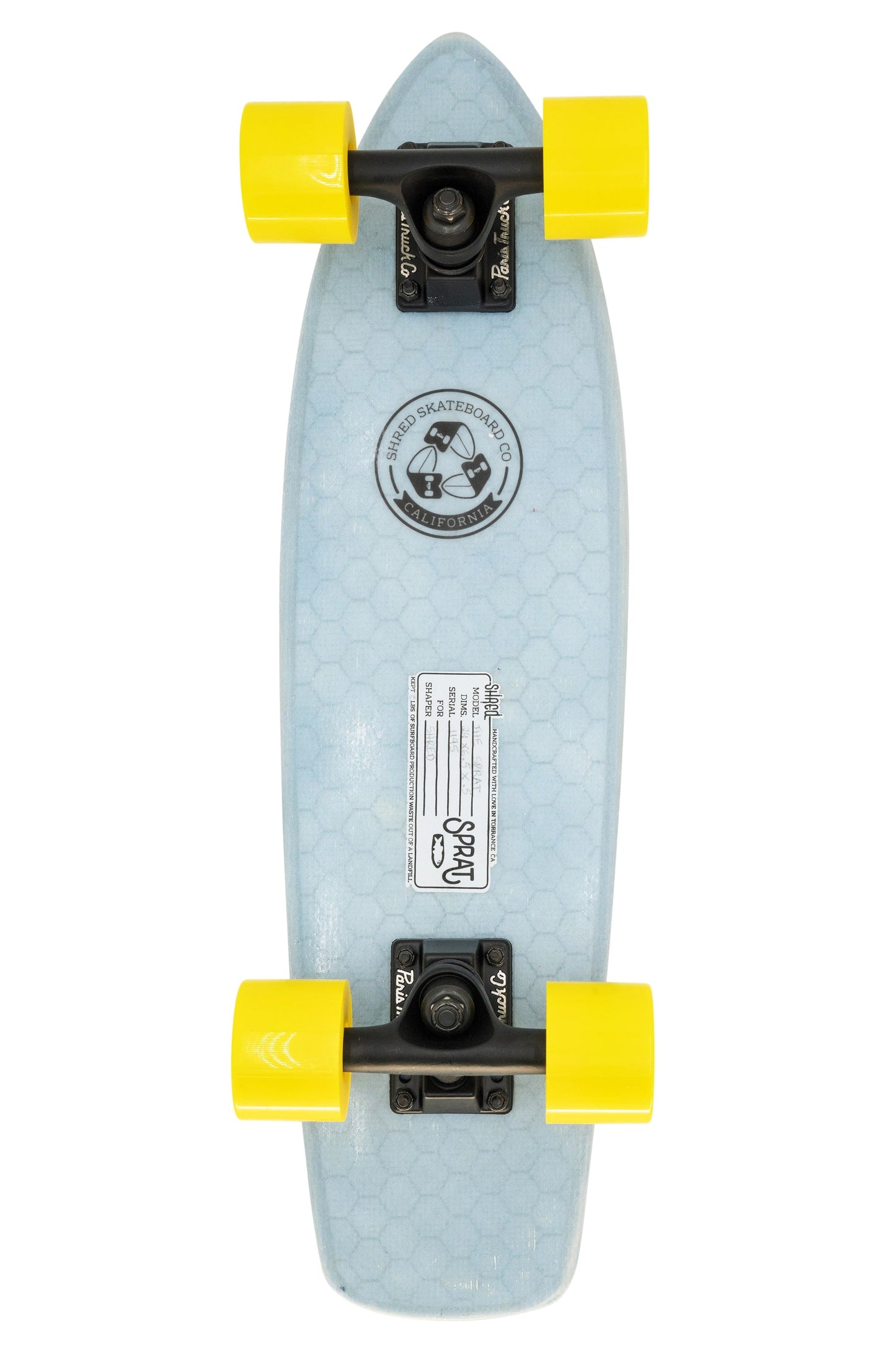 
                  
                    Mini Cruiser - The Sprat (24") - Resin Tint Light Blue by Shred Skateboard Co
                  
                