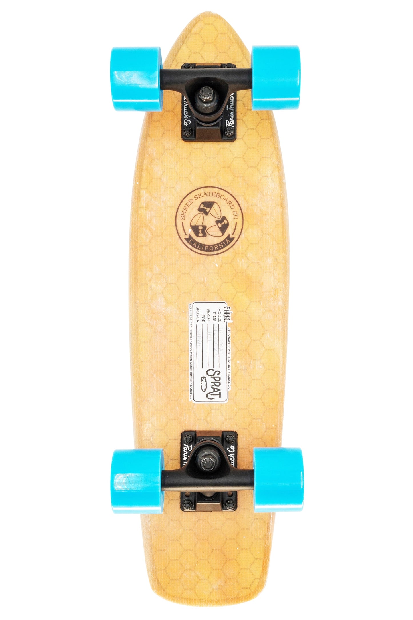
                  
                    Mini Cruiser - The Sprat (24") - Resin Tint Light Orange by Shred Skateboard Co
                  
                