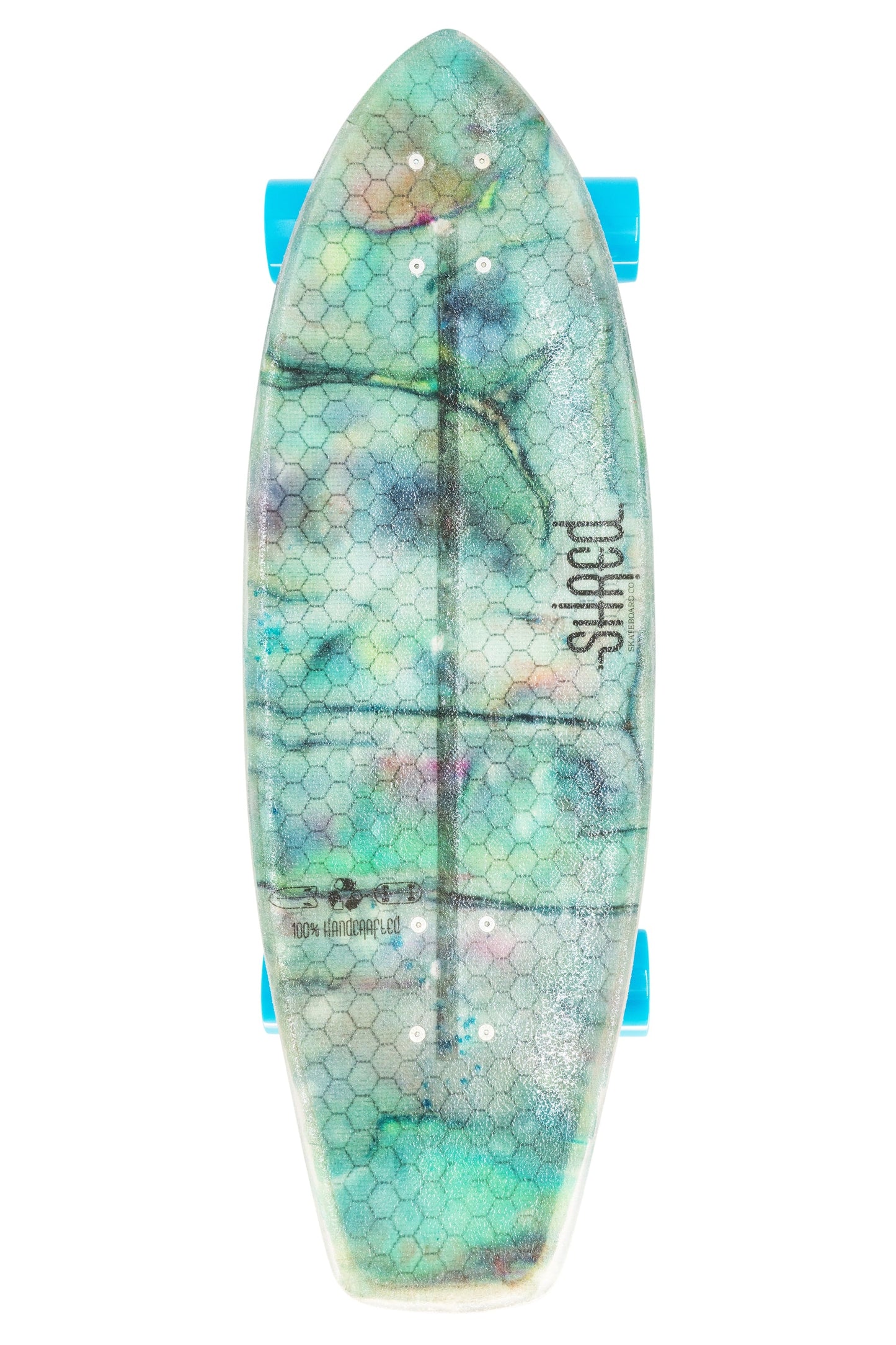 
                  
                    Surfskate - Electrical Ninja ( 30”) - Green Tie Dye by Shred Skateboard Co
                  
                