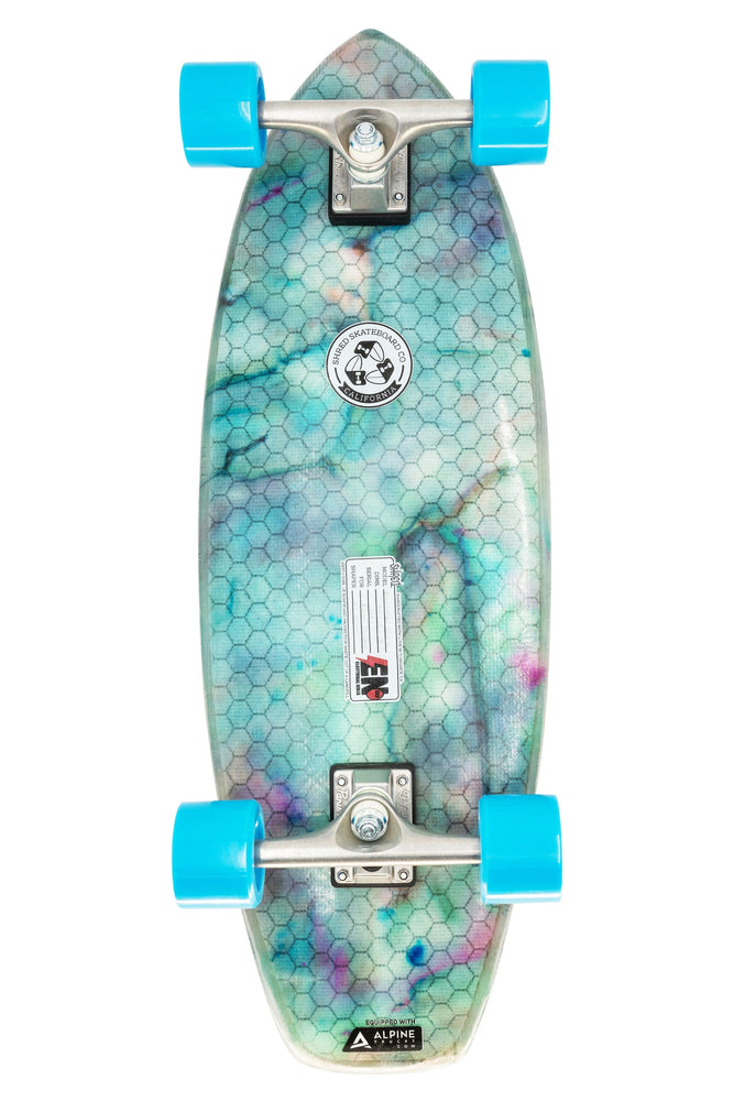 
                  
                    Surfskate - Electrical Ninja ( 30”) - Green Tie Dye by Shred Skateboard Co
                  
                