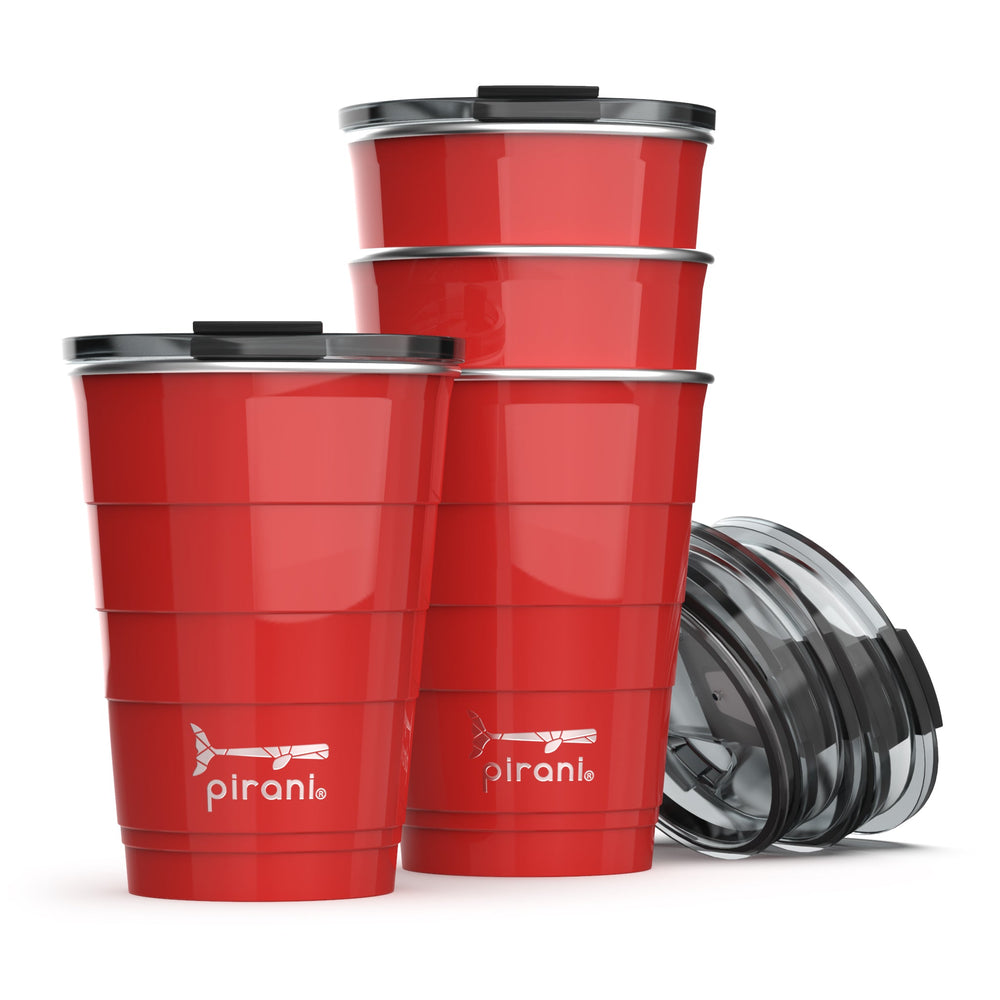 
                  
                    16oz Insulated Stackable Tumbler - 4 Pack - Backyard BBQ Set by Pirani Life
                  
                