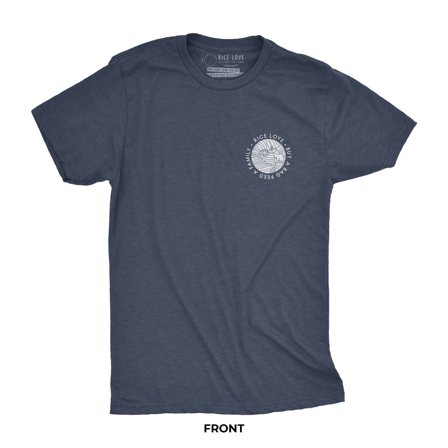 
                  
                    Unisex Tee - Premium Tri-Blend - Circle Logo by Rice Love
                  
                