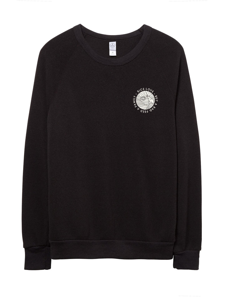 
                  
                    Unisex Sweatshirt - Eco-Fleece - Circle Logo by Rice Love
                  
                