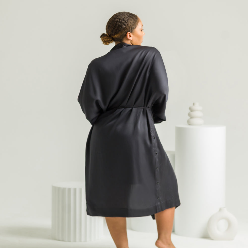 
                  
                    Sateen Robe by ettitude
                  
                