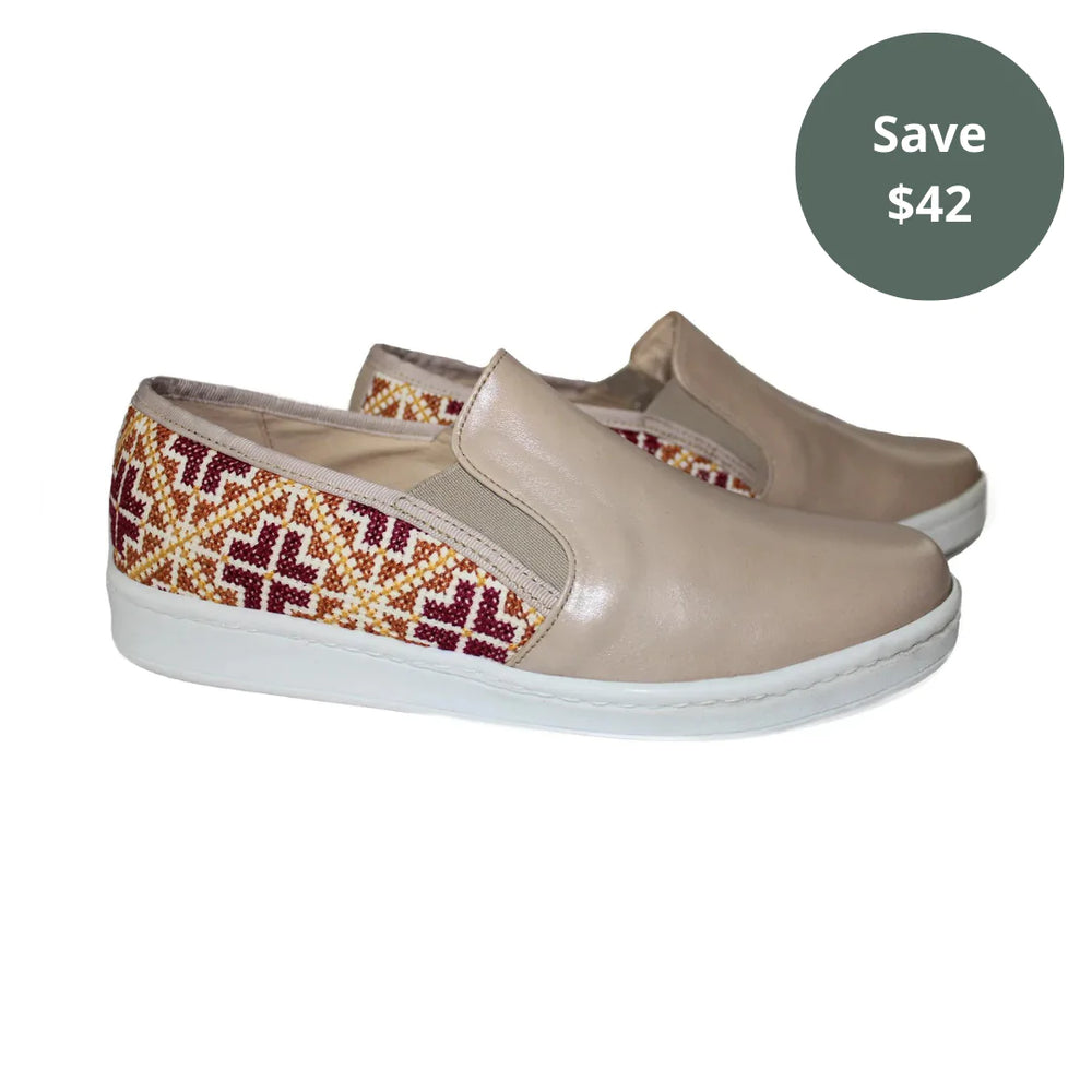 Sample Sale: Slip-On Sneaker - Tan