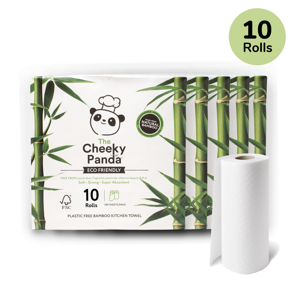 
                  
                    Bamboo Paper Towels  | 10 Rolls | Plastic-Free
                  
                