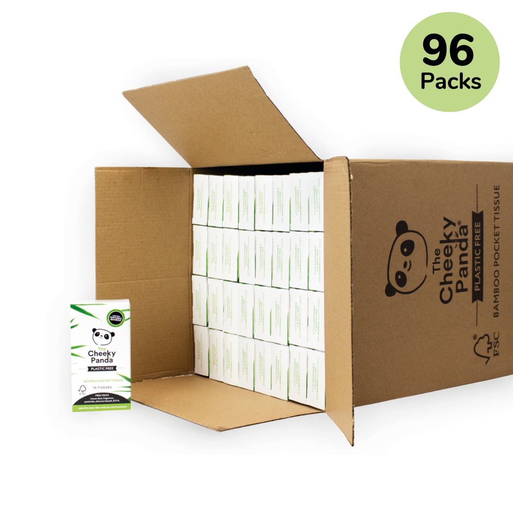 
                  
                    Pocket Bamboo Tissue Bulk Box | 96 Packs | Plastic-Free
                  
                