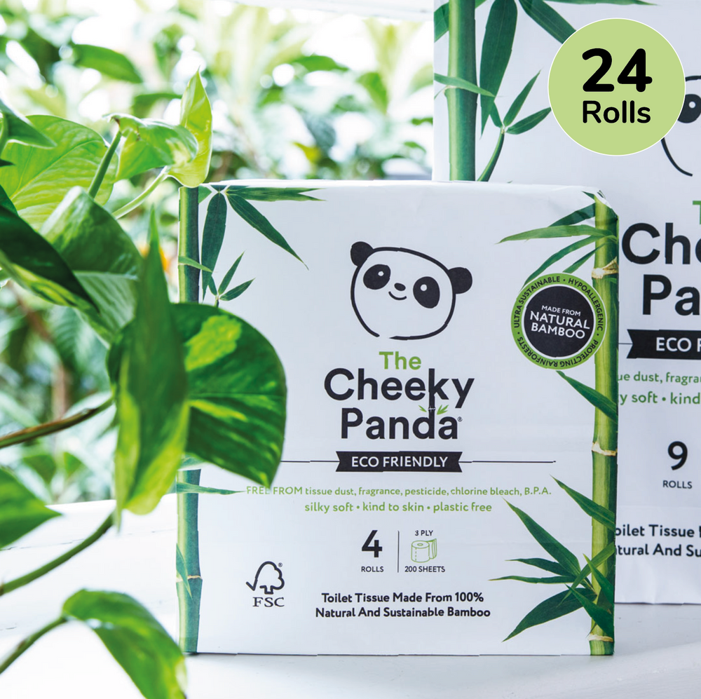 Bamboo Toilet Paper | 24 Rolls | Plastic-Free